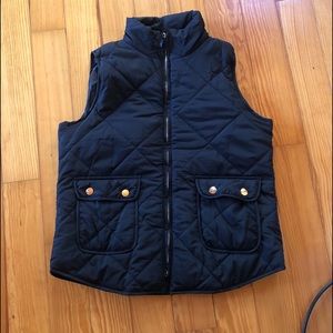 Quilted Vest N W/O tag Black